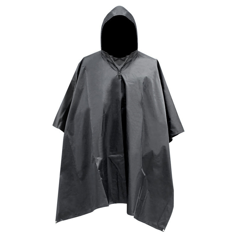 HUALIE 3-in-1 multi-functional creative Camouflage Fashion Poncho Raincoat Waterproof outdoor riding for adults portable