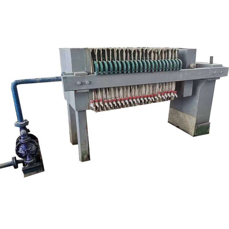 WUHUAN Sludge dewatering machine Filter press Electric sewage sludge filter solid liquid automatic separation equipment