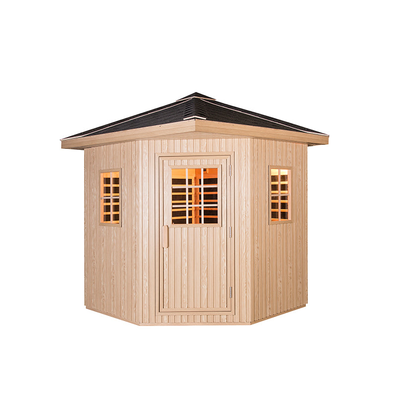 Luxwarm Outdoor saunas (Customized products, specific price ask customer service) Various materials, heaters, capacities for more choices