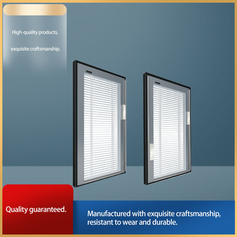 HUAYI built-in venetian blind glass(Products can be customized, price ask customer service)hollow louvre Intelligent Dimming Glass