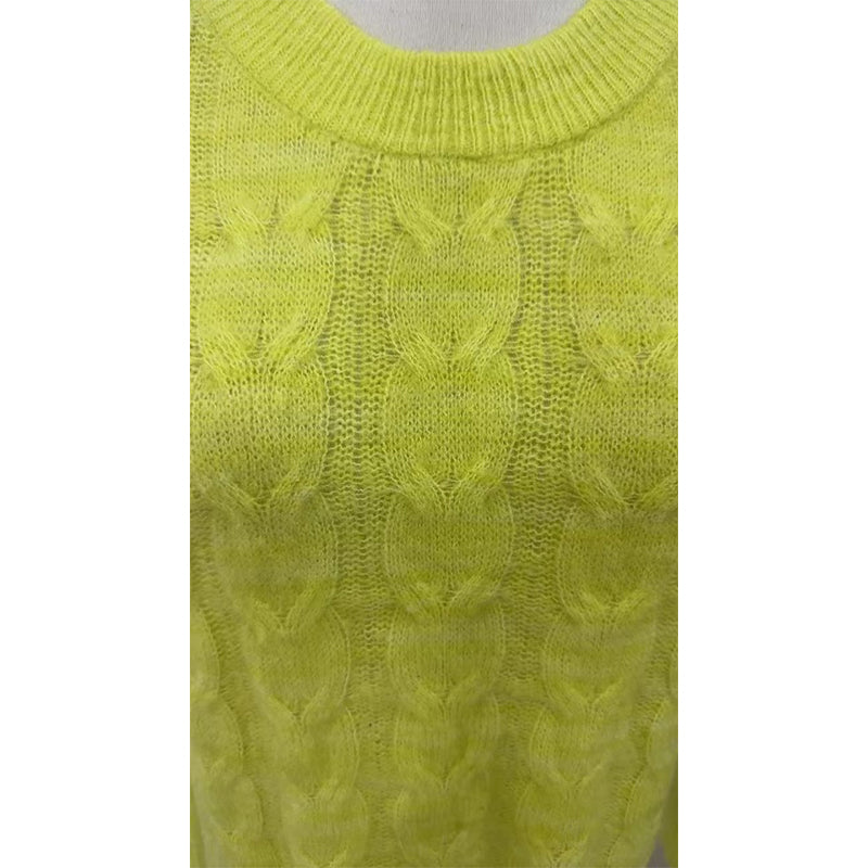 HEYING Round Neck Sleeved Long Dress(Products can be customized, price ask customer service)Commuter leisure knitwear Fashion Loose