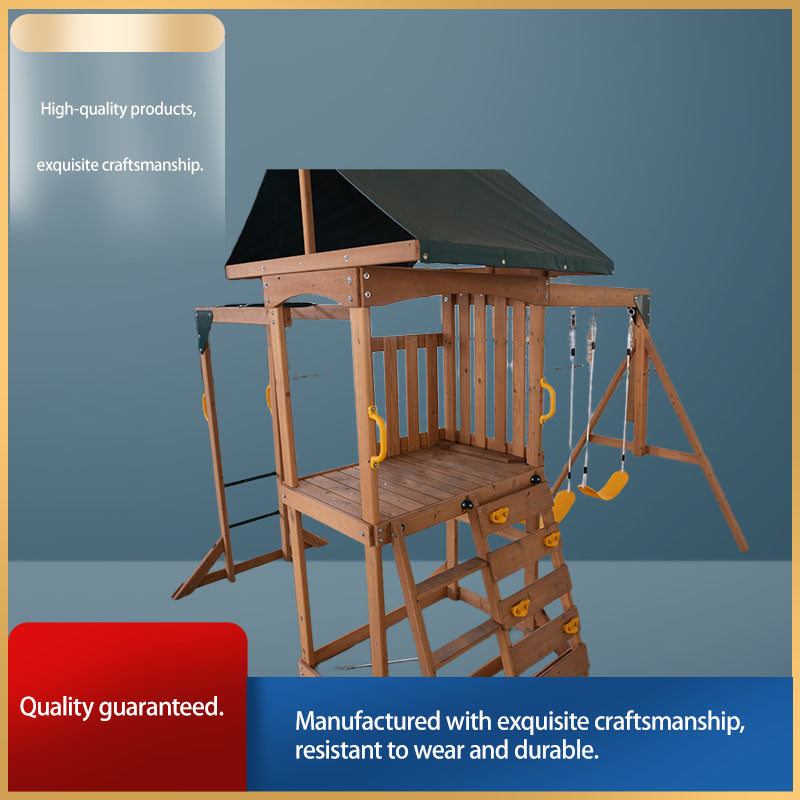 XINJIAFENG Wooden Outdoor Playhouse(Products can be customized, price ask customer service)Outdoor large-scale play equipment Outdoor Climbing Frame Ladder