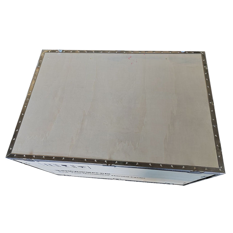 DONGJIMU Wooden cases with steel sides Fumigation wooden box custom export wooden box logistics packing box