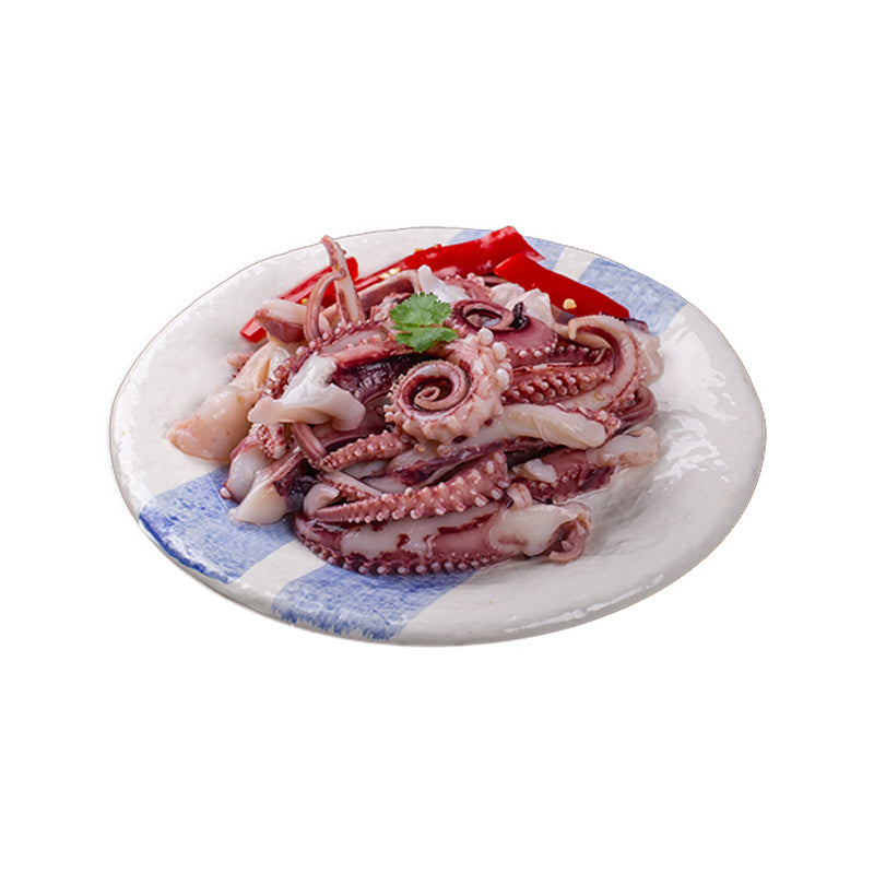 Замороженные тушки кальмаров QIAOXING/Цветы кальмара/Кольца кальмара/Ноги кальмара (согласно рыночным условиям. Договорная цена). Нежареные, низкокалорийные, полезные закуски с низким содержанием жира.