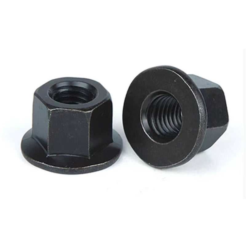 ZHONGYUAN Manufacturer's direct selling flange with cushion nuts hexagonal flange high nut press plate M10M12M14M16M18(Ask customer service for specific prices)Flange with cushion nut