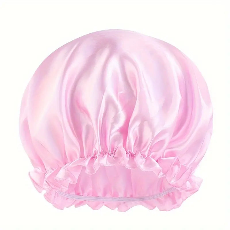 ZHENYANG Colored lace cap Silk moon hat has no pressure