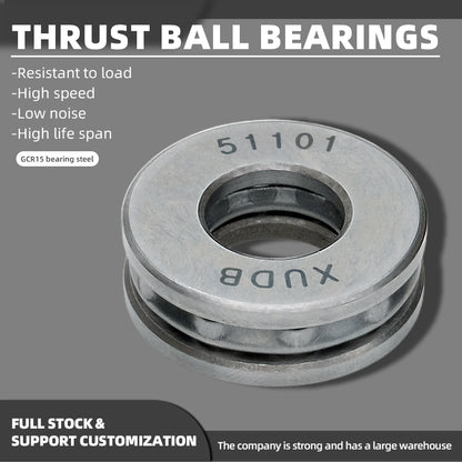 XINOU Thrust ball bearings 51101   Plane pressure bearings  Stainless steel thrust ball bearings