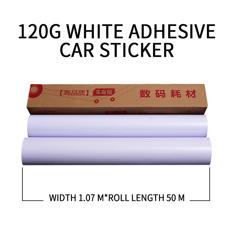 YIXING white glue car sticker（Ask customer service for specific prices）White adhesive advertising car stickers  Waterproof car sticker
