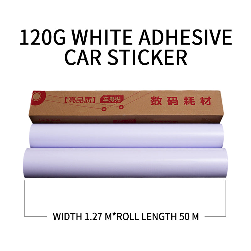 YIXING white glue car sticker（Ask customer service for specific prices）White adhesive advertising car stickers  Waterproof car sticker