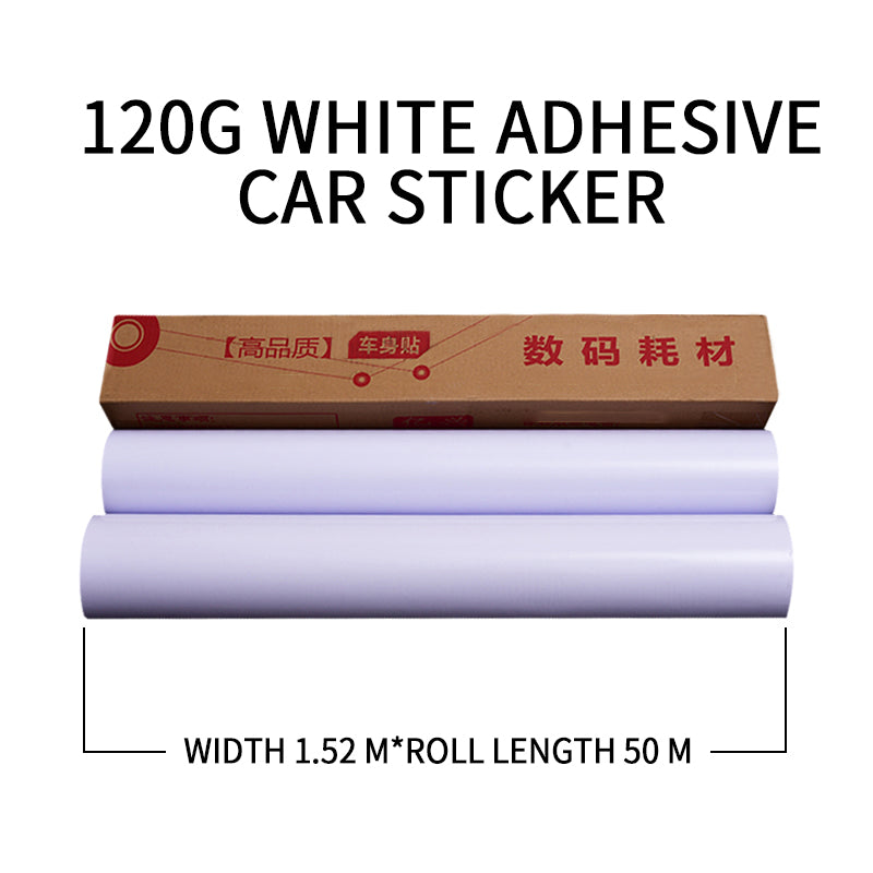 YIXING white glue car sticker（Ask customer service for specific prices）White adhesive advertising car stickers  Waterproof car sticker