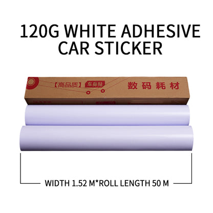 YIXING white glue car sticker（Ask customer service for specific prices）White adhesive advertising car stickers  Waterproof car sticker