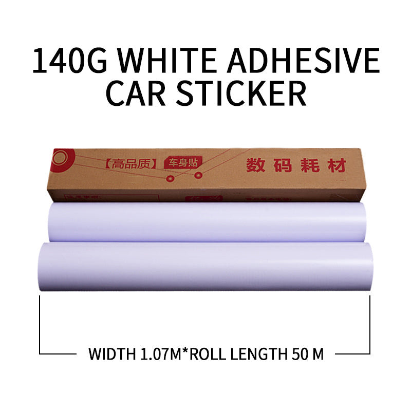 YIXING white glue car sticker（Ask customer service for specific prices）White adhesive advertising car stickers  Waterproof car sticker
