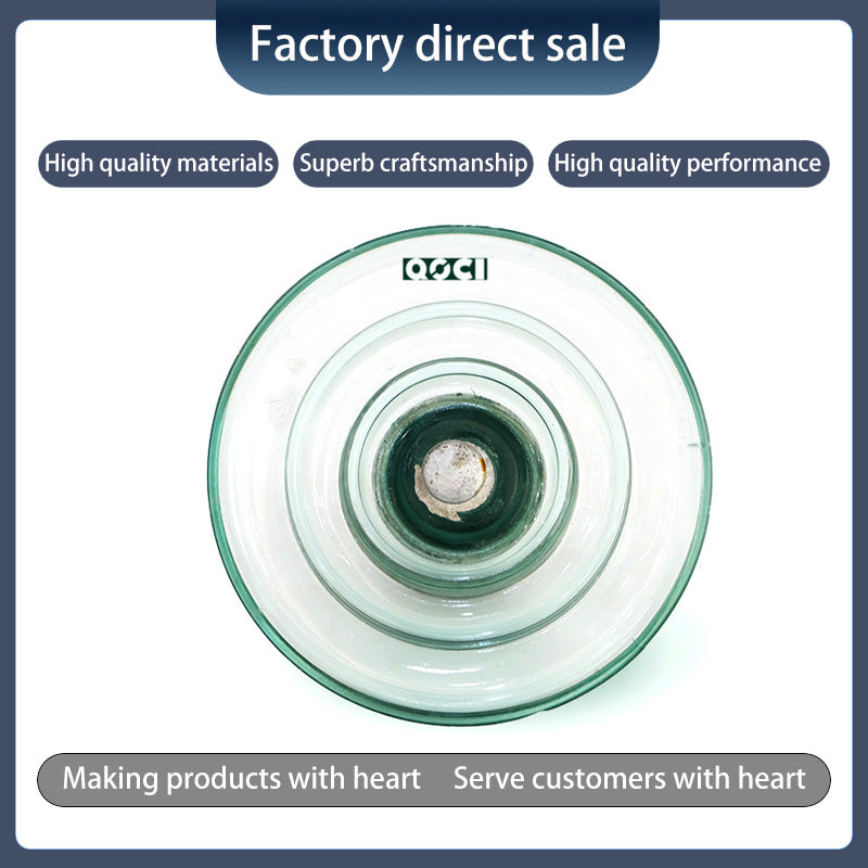 QOCI ELECTRIC 40KN Suspended Tempered Glass Insulator U40b（Starting from 1000，Specific price consulting customer servicey） Anti-Pollution glass Insulator