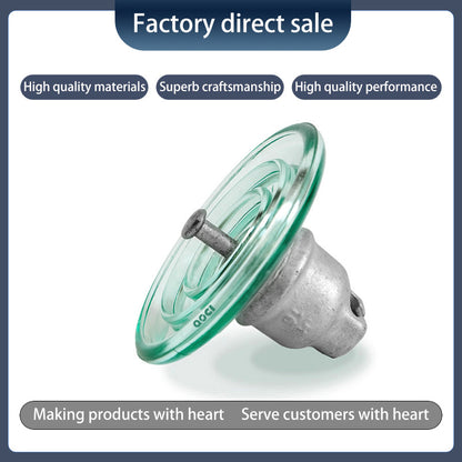 QUANXIN 40KN suspended tempered glass insulator U40b（Ask customer service for specific prices）High voltage line insulators  For transmission lines