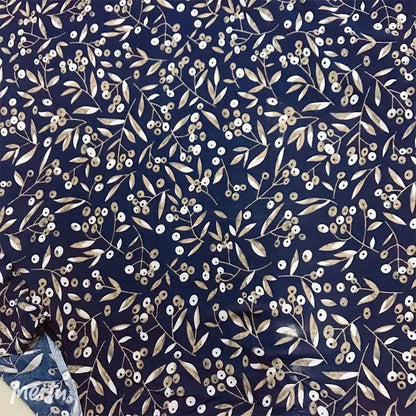 LINCHANG  Milk silk screen print flowers（Patterns can be customized） Dust cover small floral fabric clothing fabric