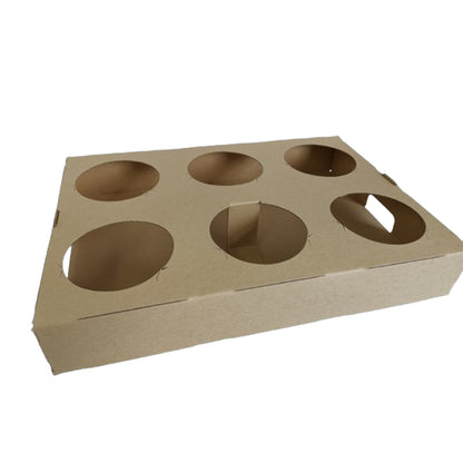 JINDA Pot tray (Customized products, specific price consultation customer service)  Cupcake tray brown paper tray thickened