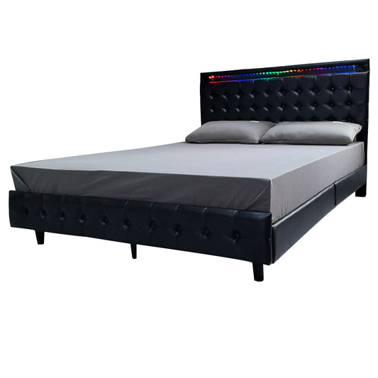 ANJIDEYANG The bed D014（Ask customer service for specific prices）  Italian minimalist about double bed