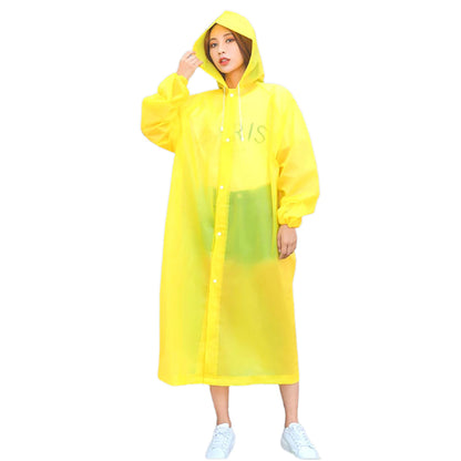 HUALIE Fashion eva adult children outdoor travel portable one-piece poncho  Hiking tour in raincoat