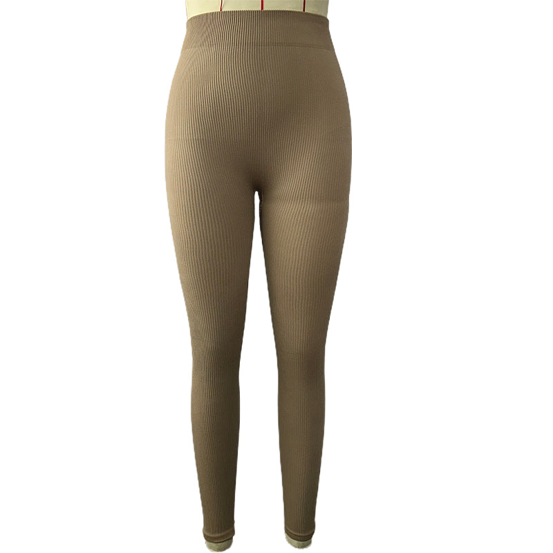 NANZHI leggings  Tights Solid color high-waisted tights