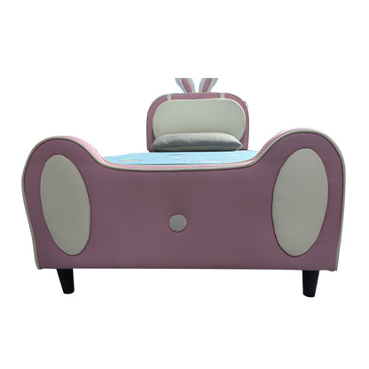 ANJIDEYANG The bed D005（Ask customer service for specific prices  Children's bed Princess bed Children's fun bunny ears princess bed