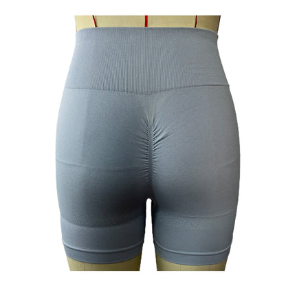 NANZHI Short yoga pants  Hip-lift high-waisted shorts High-bounce running shorts