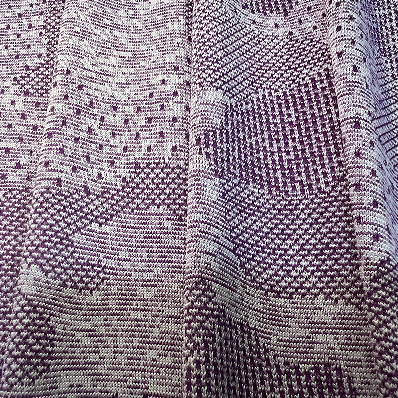 XINKAISHENG Jacquard mesh  Knitted jacquard fabric handmade DIY breathable
