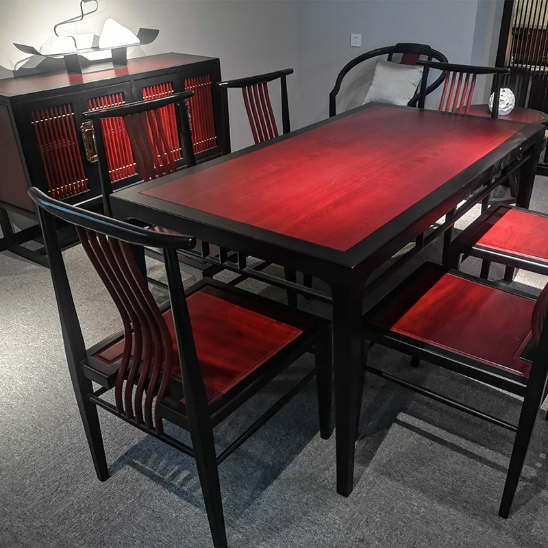 SANHUAN New Chinese restaurant furniture series（customizable） Side cabinet Locker Glass wine cabinet