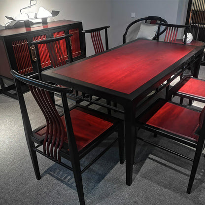 SANHUAN New Chinese restaurant furniture series（customizable） Side cabinet Locker Glass wine cabinet