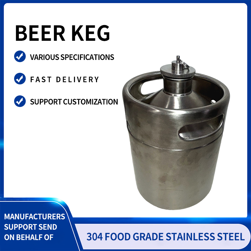 HONGMEI Stainless Steel Mini Root Beer Barrel（Ask customer service for specific prices）Bar table wine dispenser  Well Swing Casks