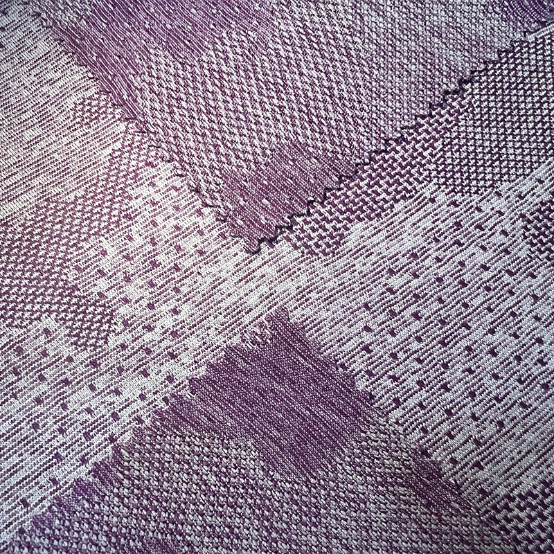 XINKAISHENG Jacquard mesh  Knitted jacquard fabric handmade DIY breathable