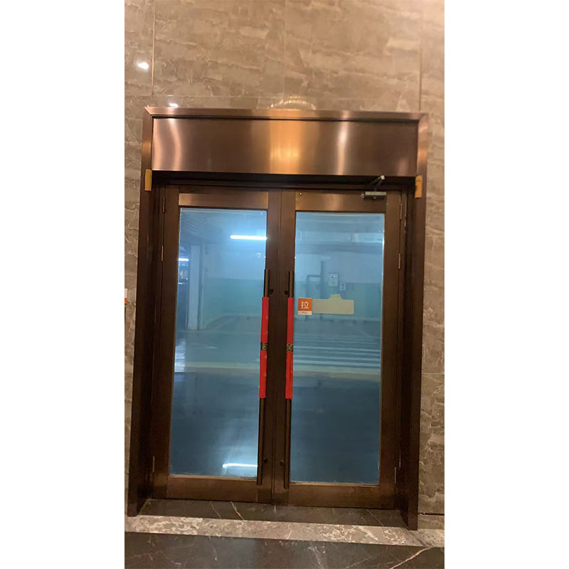 BAIJIN Stainless Steel Imitation Copper BJ-FHM（Ask customer service for specific prices）autorotation  entrance door