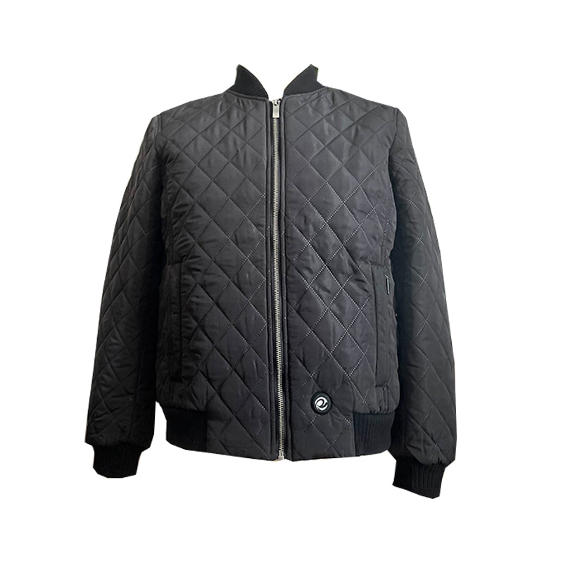 YUANRAN Yuanran men's heat baseball shirt  Lightweight stand-up collar padded jacket to keep warm