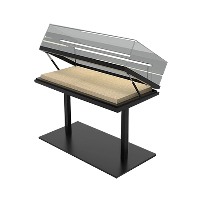 SUNTOP Museum Tube Display Case（Customized products, specific price ask customer service）Glass Exhibition Cabinet Artifacts Collection Fine workmanship
