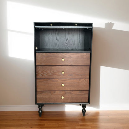TONGLI French Vintage Cabinet  Sideboard solid wood tea cabinet  Display cabinets for home use