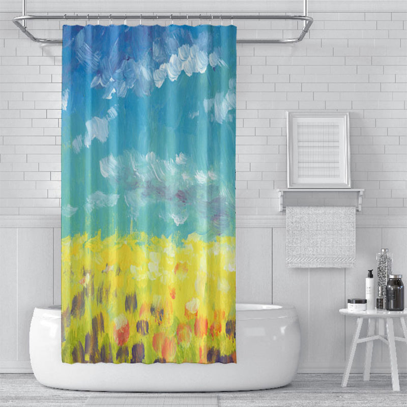 ZHENGYANG Shower curtain 5（Ask customer service for specific prices） Partition curtain light luxury high-grade thick shower curtain