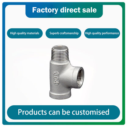 XINMI Plumbing fittings（Products can be customized, price ask customer service）Stainless steel precision casting  Tee Fittings  Welding Tee