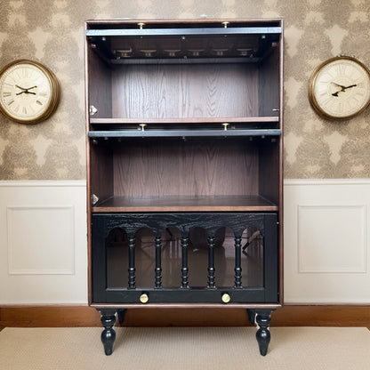 TONGLI French Vintage Cabinet  Sideboard solid wood tea cabinet  Display cabinets for home use