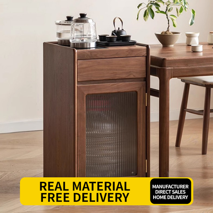 HUIBANG MULTIFUNCTIONAL PANTRY CABINET（Products can be customized, price ask customer service）Free moving pantry cabinet  Pull-out drawer design