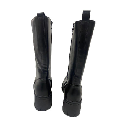XINRUI  Women's ankle boots/long boots  Leather knight boots with chunky heels（3000 pairs price）