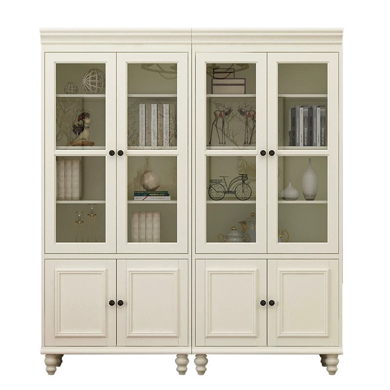 HENGLONG Whole house custom log paint series: cabinet door（Ask customer service for specific prices）Solid wood bookcase light luxury locker