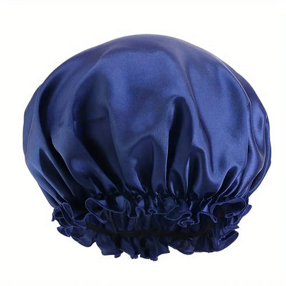ZHENYANG Colored lace cap  Silk moon hat has no pressure