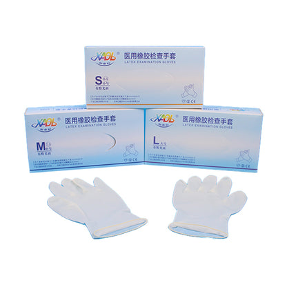 JINSHI Disposable medical rubber examination gloves（Ask customer service for specific prices）Aseptic For medical and nursing use