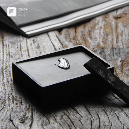 XUANYAN Guangchi inkstone  Natural raw stone calligraphy special