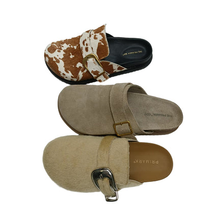 XINHAO Chunky Birkenstocks（Ask customer service for specific prices）Spring Retro  slipper booties