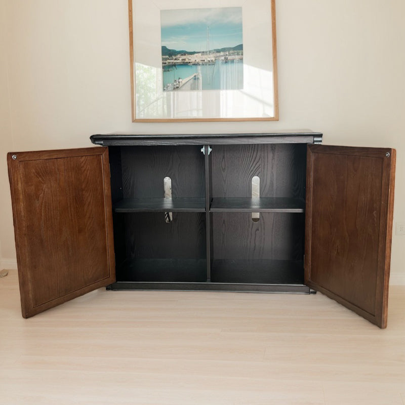 TONGLI French Vintage Cabinet  Sideboard solid wood tea cabinet  Display cabinets for home use