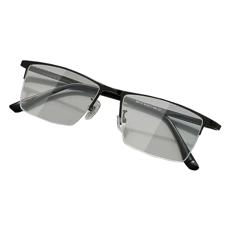 NIXIN Designer models imported pure titanium plate ultra-light glasses frames for men and women（Products can be customized, price ask customer service）Anti-blue light radiation color changing anti-fog half frame