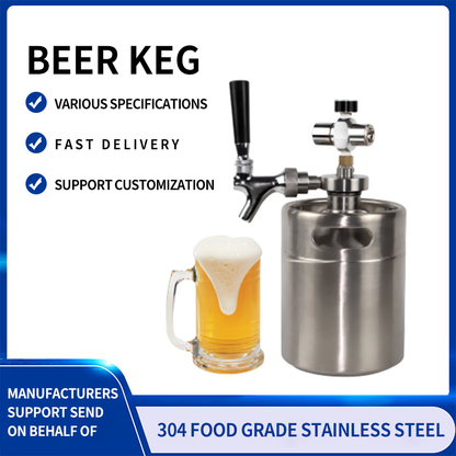 HONGMEI Craft Root Beer Cooler（Ask customer service for specific prices）Portable Wine Beater  Netflix Beer Keg with Tap