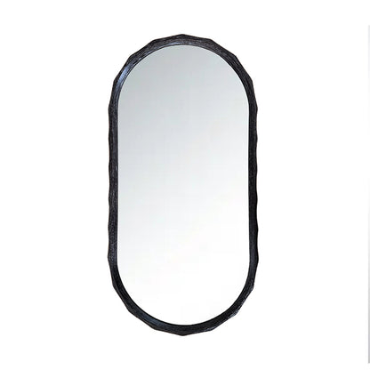 JINGXIANG Bamboo long round mirror