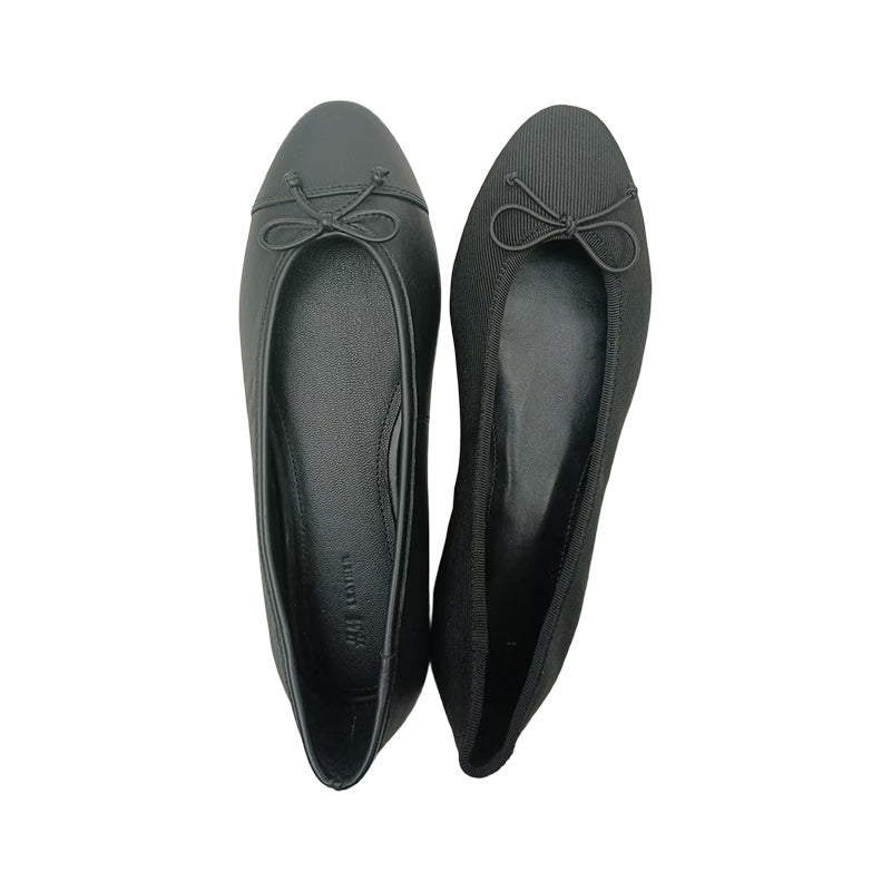 XINHAO Ballet Pumps（Ask customer service for specific prices）Retro Flat Bottom  Pointed Round Head Vintage