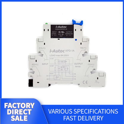 i-Autoc KSMA/KSMD Single Phase AC/DC Output Solid State Relay with Plug-in Socket Available. (Request customer service for specific prices)